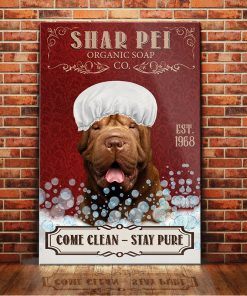 Shar Pei Dog Canvas