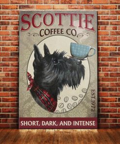 Scottish Terrier Dog Canvas