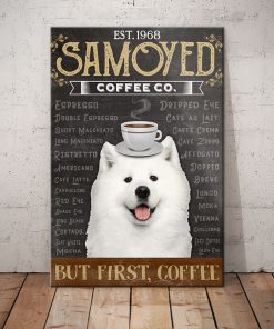 Samoyed Dog Canvas