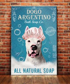 Dogo Argentino Dog Canvas