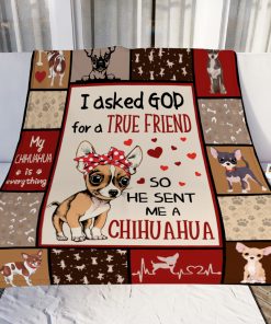 Chihuahua Dog Fleece Blanket
