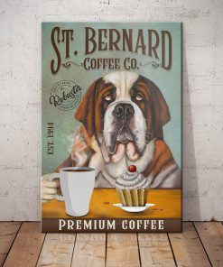 St. Bernard Dog Canvas