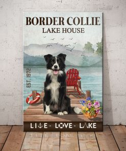 Border Collie Dog Canvas