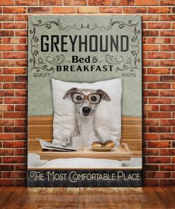 Greyhound Dog Canvas