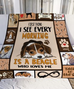Beagle Dog Fleece Blanket