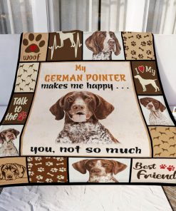 German Shorthaired Pointer Dog Fleece Blanket