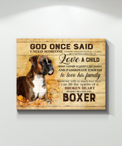 Boxer Dog Canvas