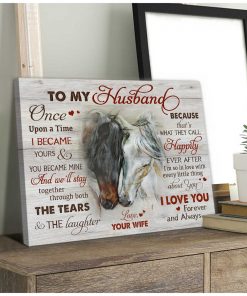 To My Husband Canvas