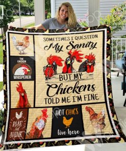 Chicken Fleece Blanket