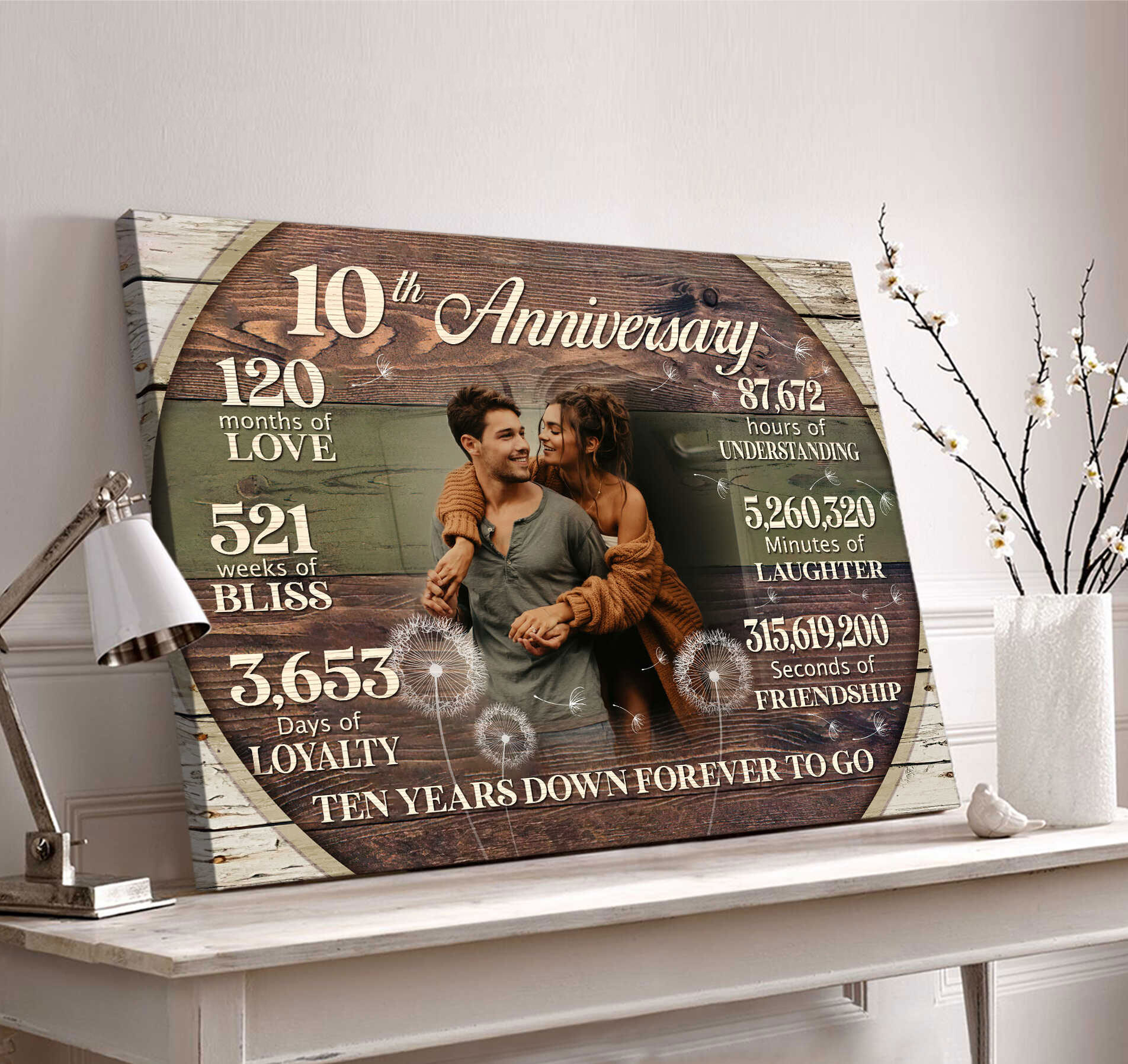 10th Anniversary gift & card set | 10th Anniversary Gift | Vision Arts Tin