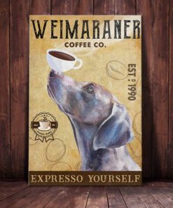Weimaraner Dog Canvas