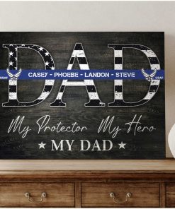 Air Force Gift For Dad Personalized Patriotic Sign Father Dad Gift