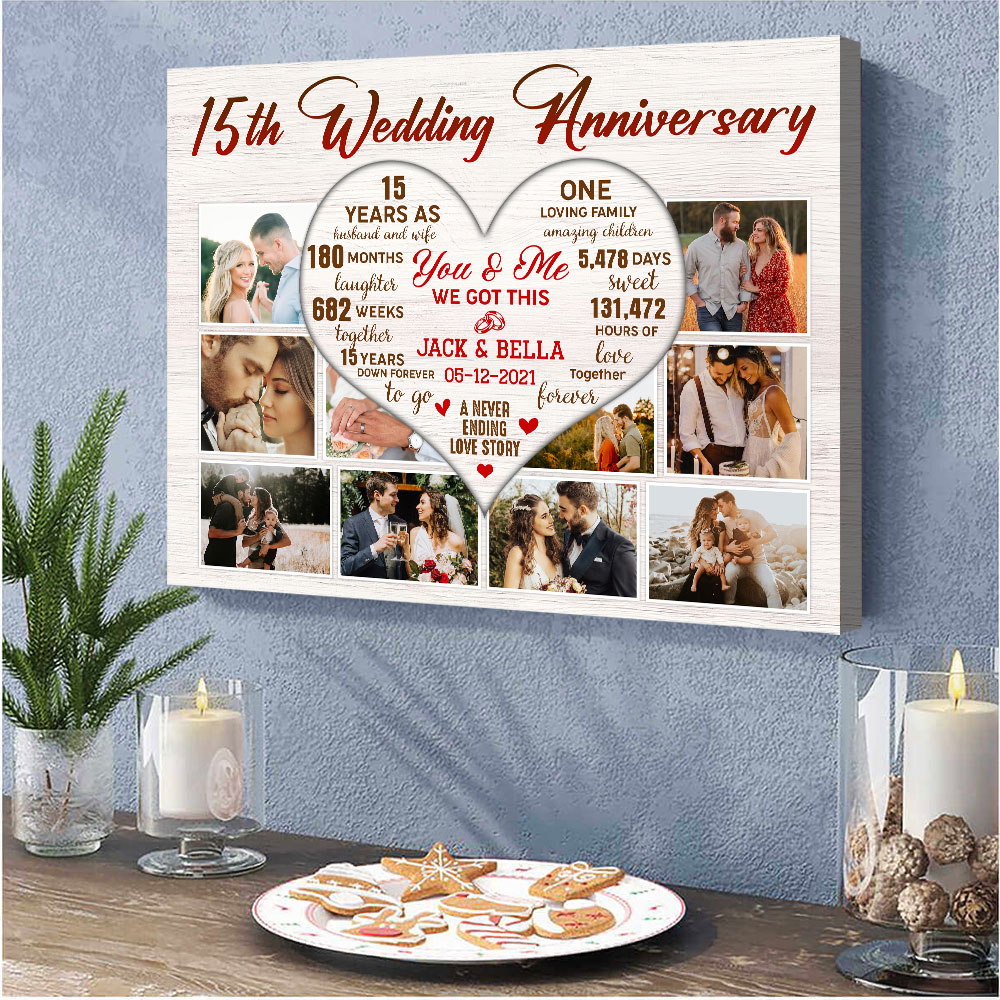 Personalized 15th Anniversary Wall Plaque - Family Tree - LifeSong  Milestones